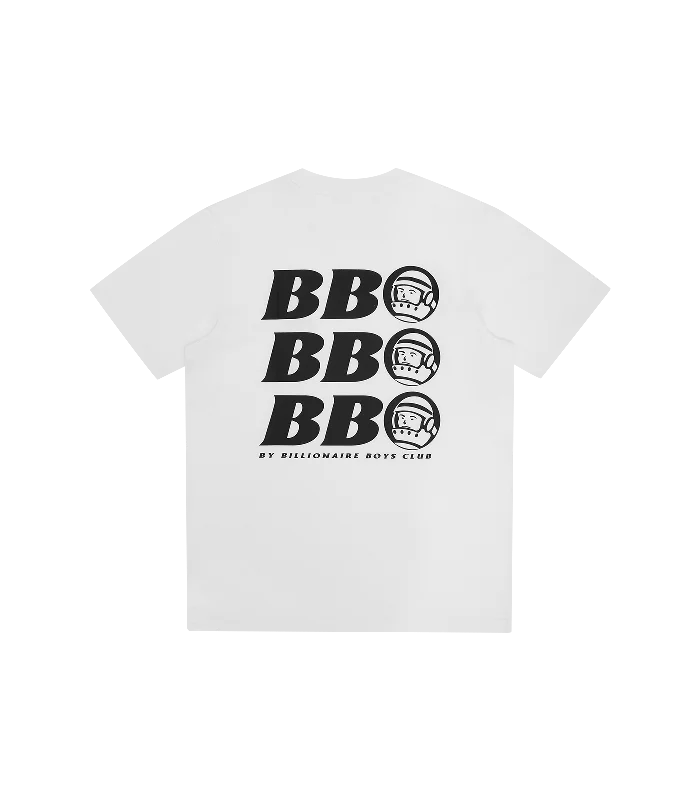 BB ASTRO REPEAT LOGO T-SHIRT - WHITE