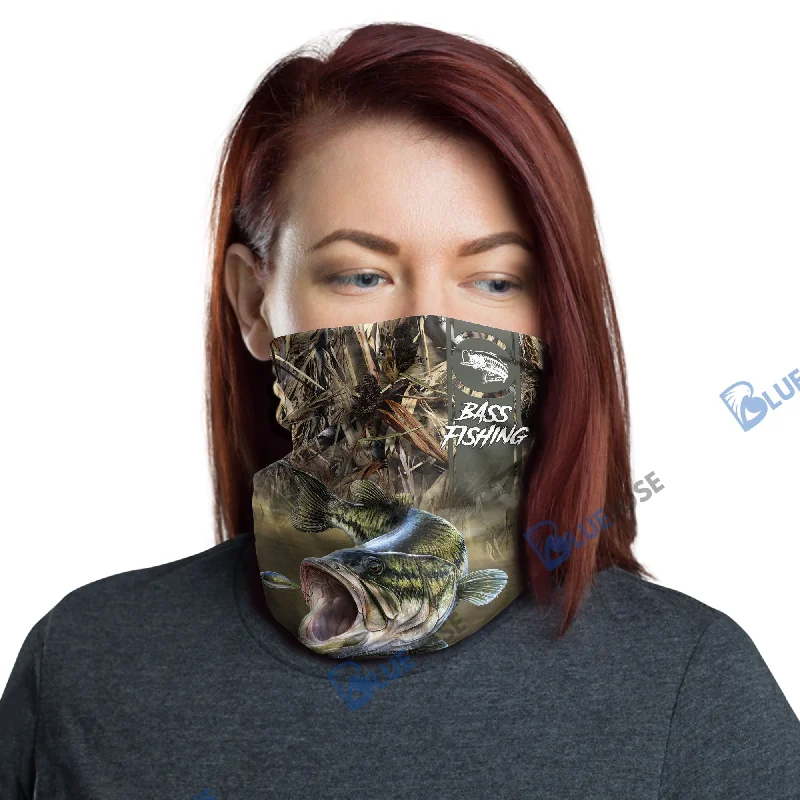 BlueJose Bass Fishing Nature Neck Gaiter