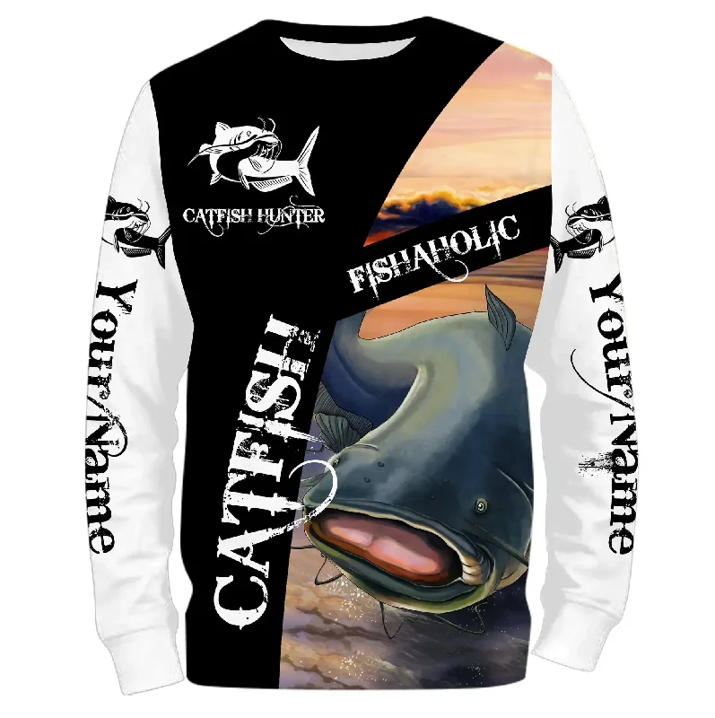 BlueJose Customize Name Catfish Fishing 3D Shirts