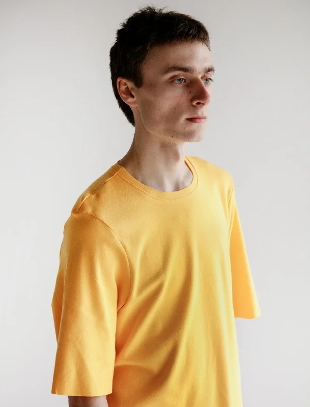 Tailored Tee Cotton Jersey Yellow