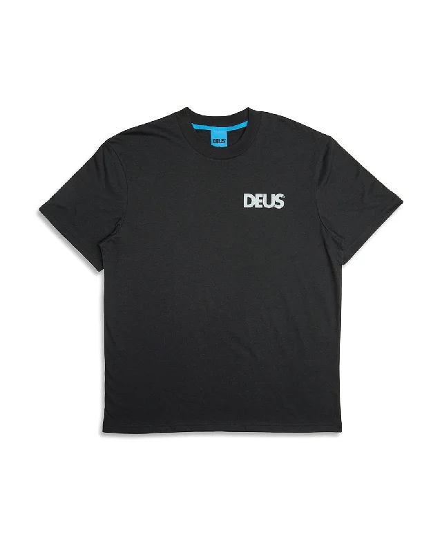 CANGGU SURF TEE BL - BLACK