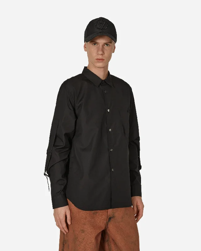 Buckle Detail Longsleeve Shirt Black