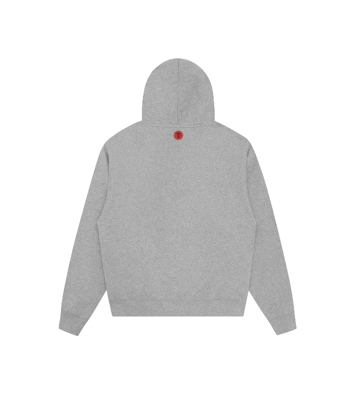 DONUT POPOVER HOOD - HEATHER GREY