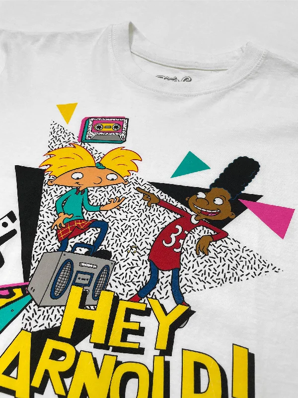 Hey Arnold! Retro T-Shirt - White