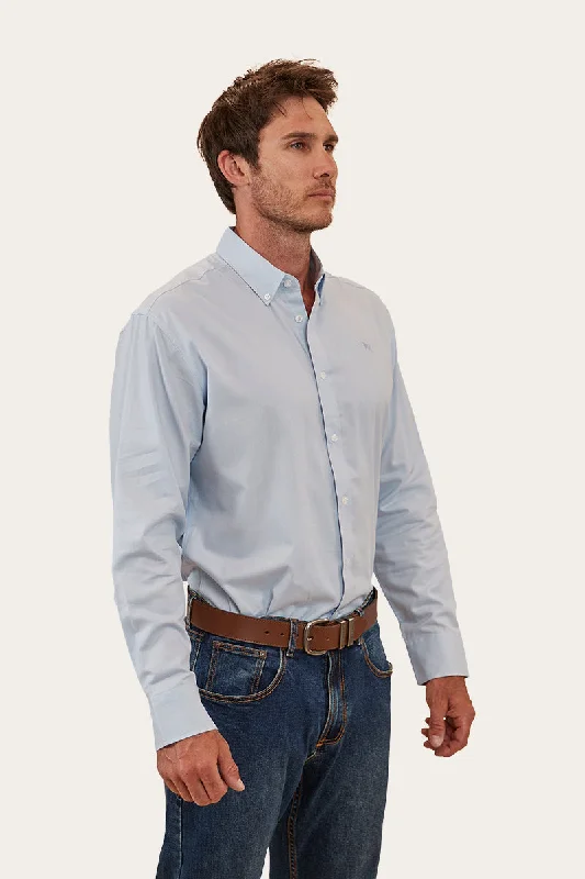 Homestead Mens Dress Shirt - Blue Chambray