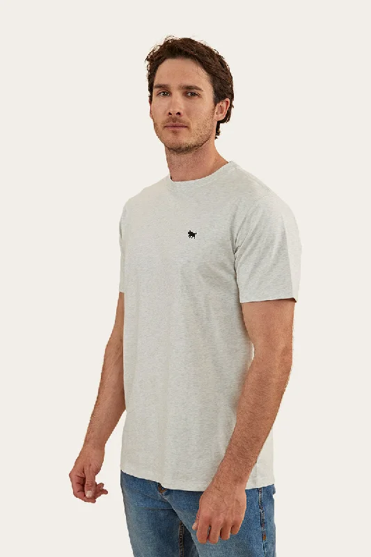 Jarrahdale Mens Classic Fit T-Shirt - Light Grey Marle