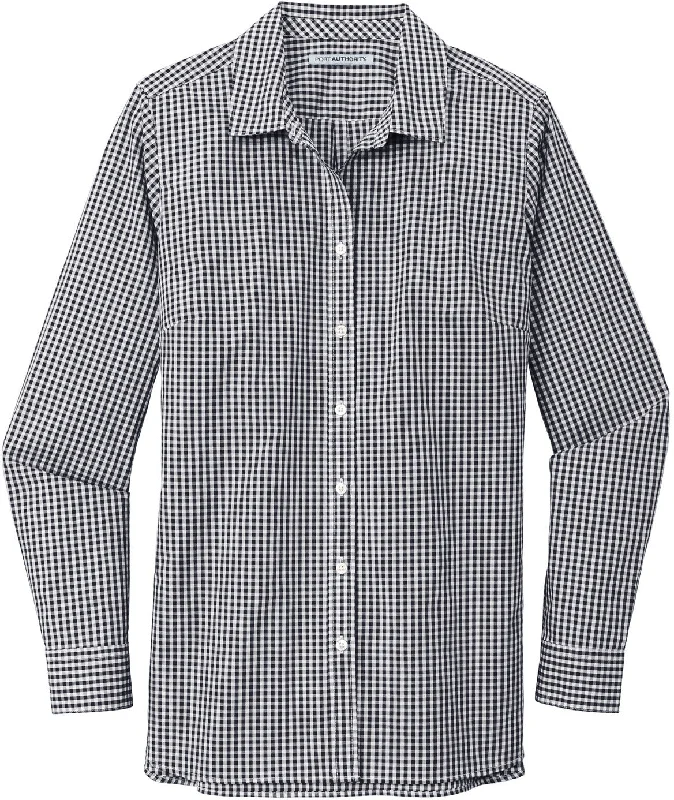 Port Authority Ladies Broadcloth Gingham Easy Care Shirt