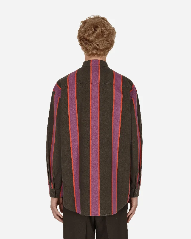 Stripe Longsleeve Shirt Purple