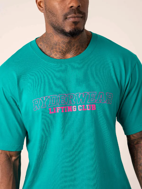 Lifting Club T-Shirt - Jade Green