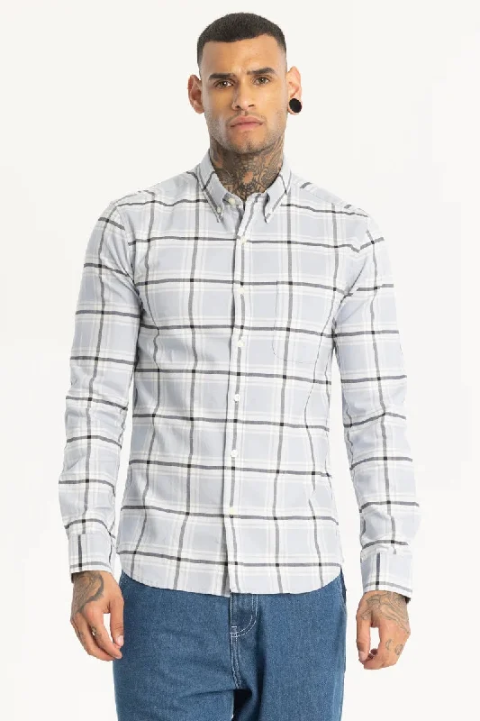 Light Blue Checks Shirt