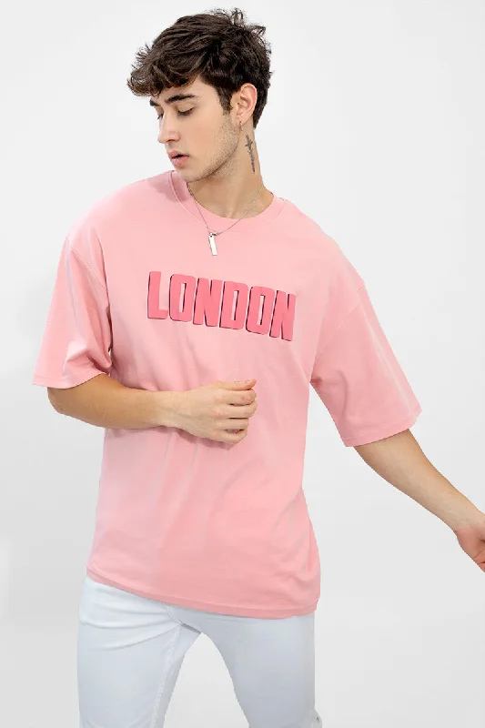 London Pink Oversized T-Shirt