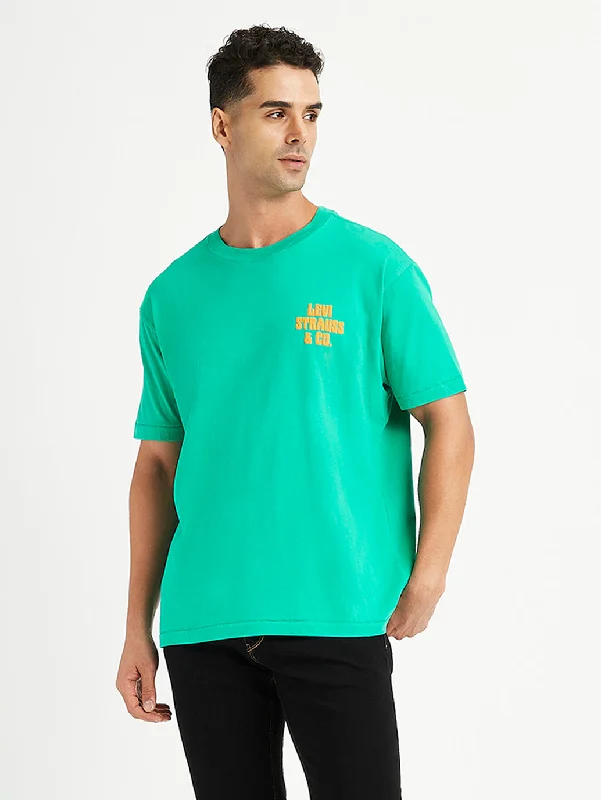 Men's Brand Logo Regular Fit T-Shirt