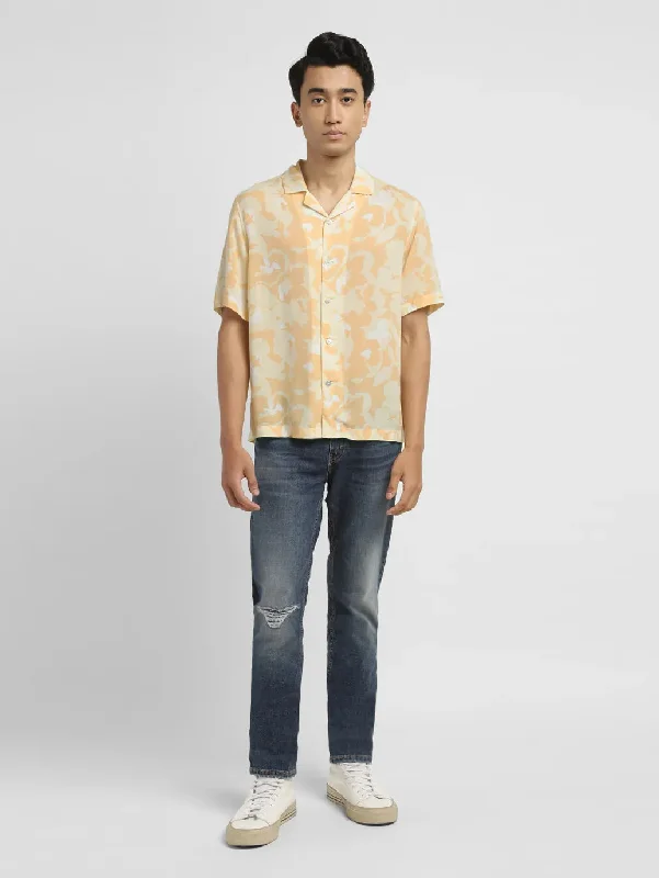 Men's Floral Print Relaxed Fit Shirt