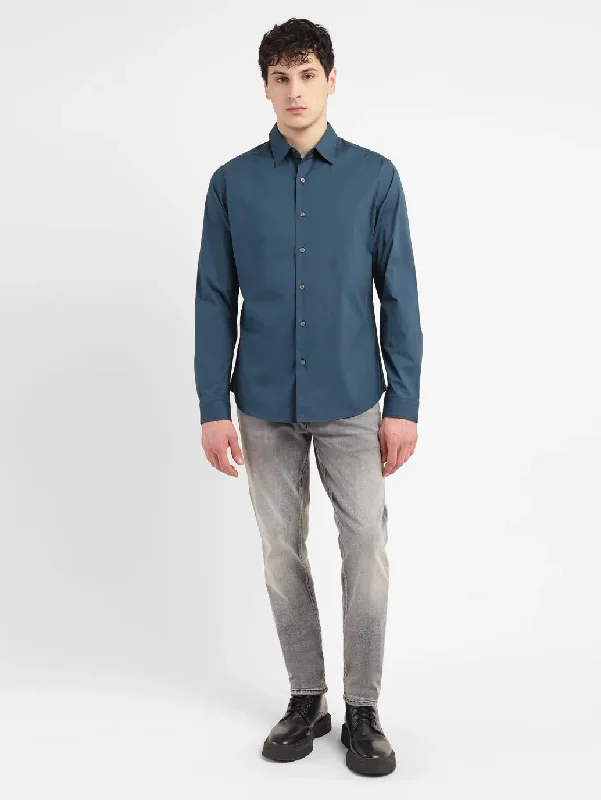 Men's Solid Slim Fit Shirt