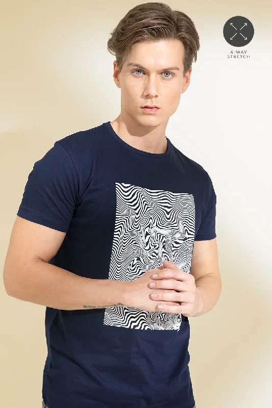 Mirage Navy Graphic T-Shirt