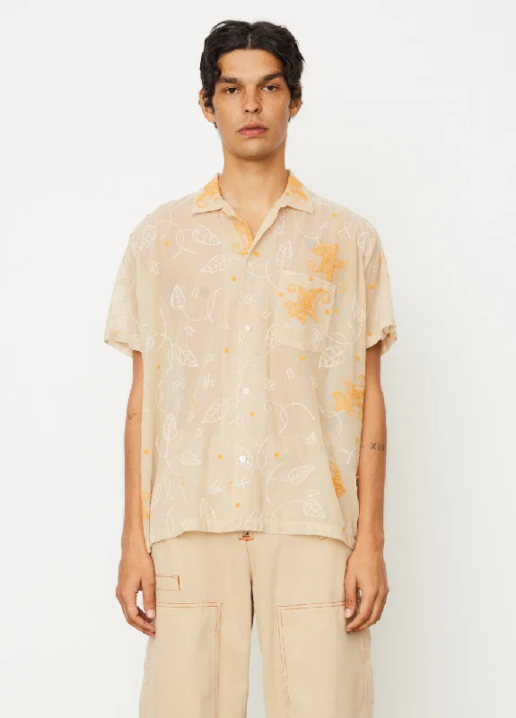 Mesh Lilium Short Sleeve Shirt