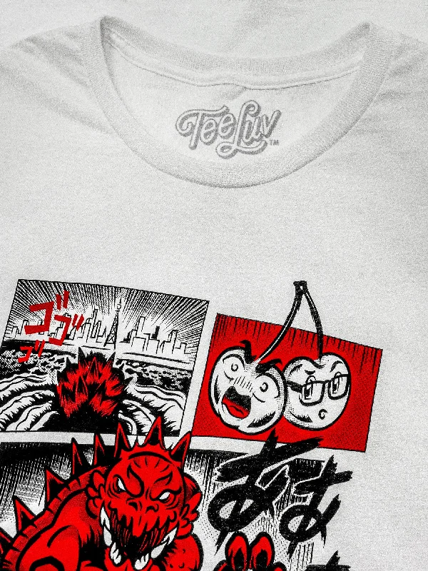 Mtn Dew Code Red Comic Book T-Shirt - White