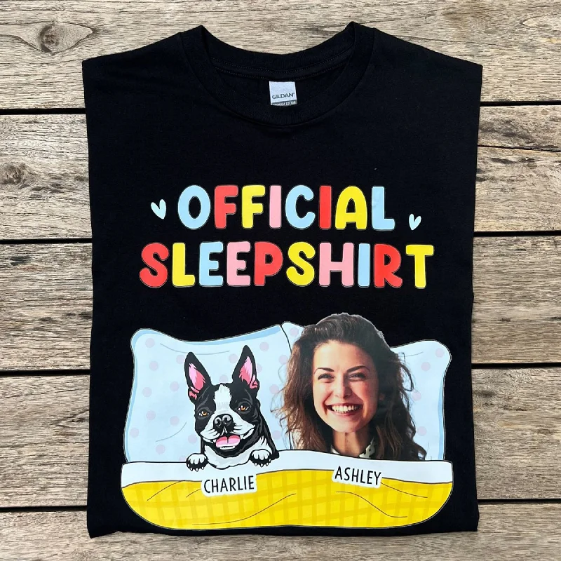 Official Sleepshirt Personalized Custom Photo Dog Shirt C554V1