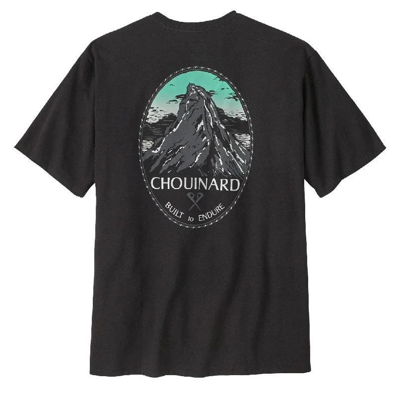 Patagonia Chouinard Crest Pocket Responsibili Tee Ink Black