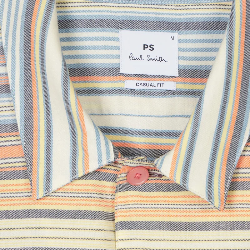 Paul Smith Multicolour Stripe Cotton Shirt