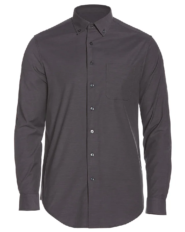 Perry Ellis Big & Tall Heathered Woven Shirt