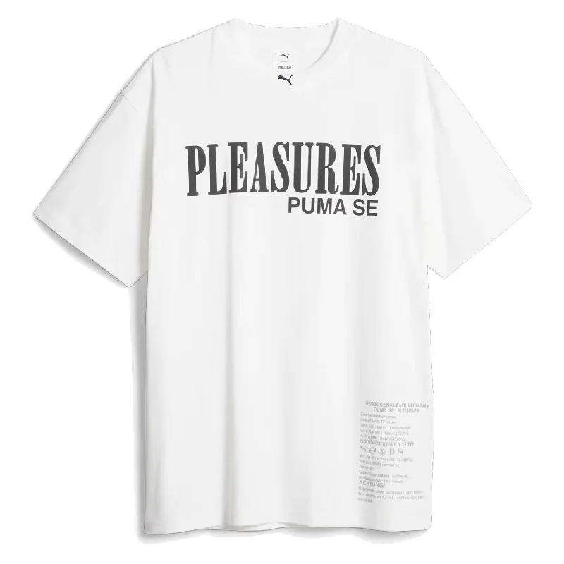 Puma Puma X Pleasures Typo Tee Puma White