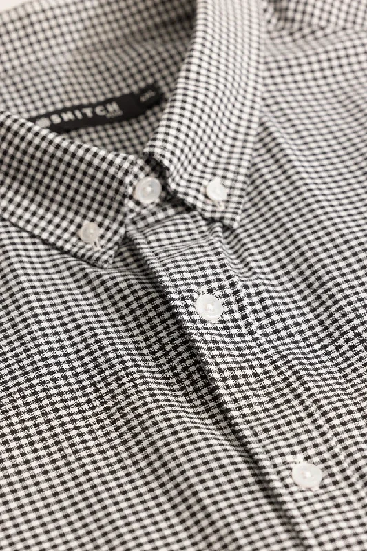 Rugero Black Checks Shirt