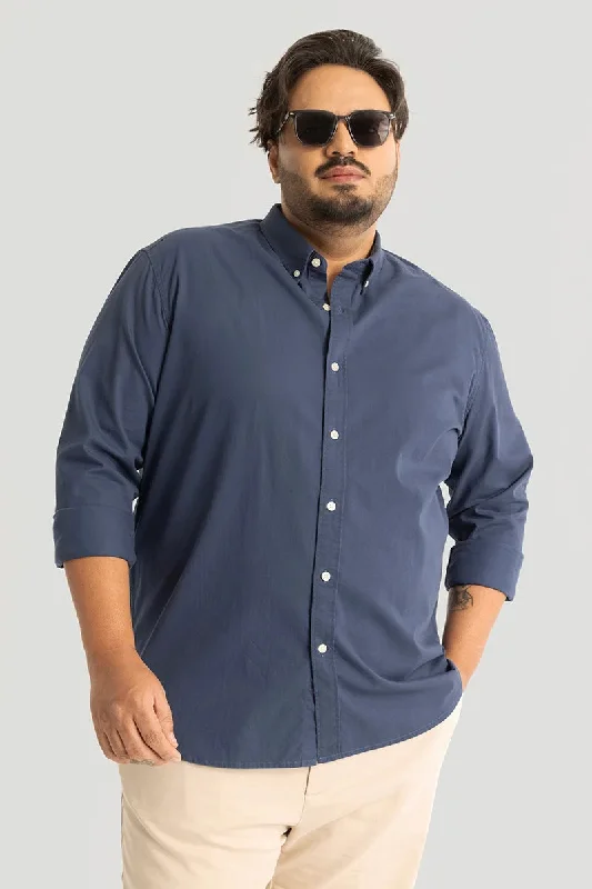 Silvano Patch Blue Shirt