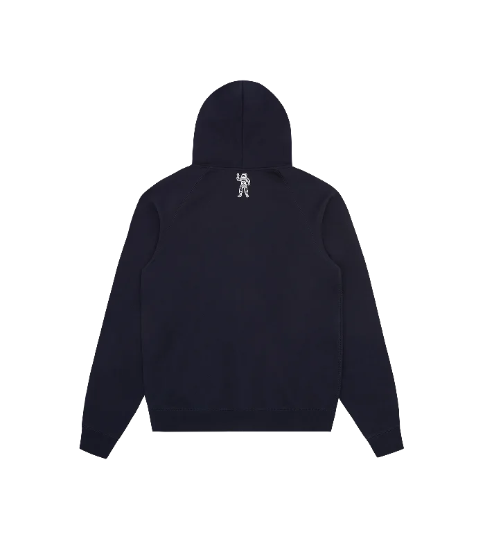 SMALL ARCH LOGO POPOVER HOOD - NAVY/WHITE LOGO