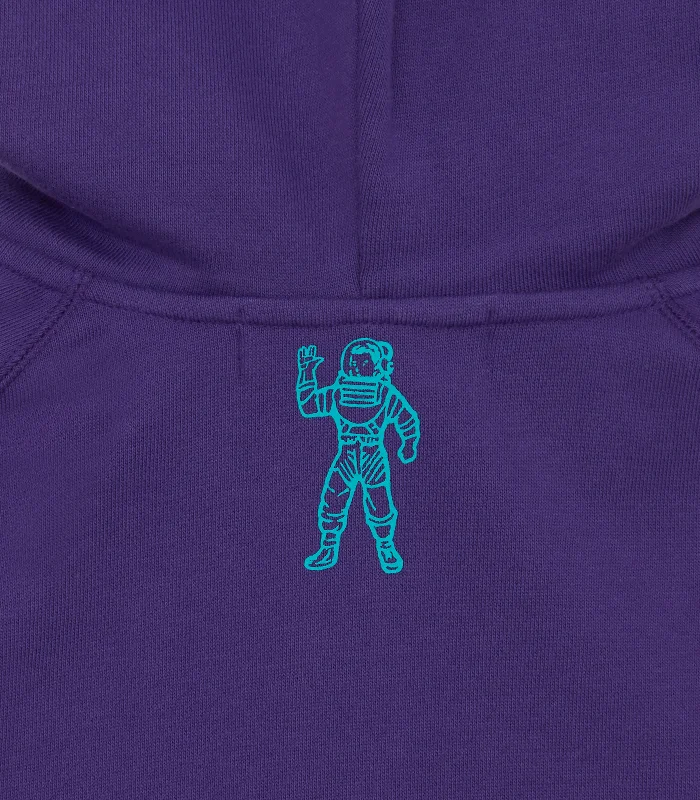 SMALL ARCH LOGO ZIP THROUGH - GRAPE