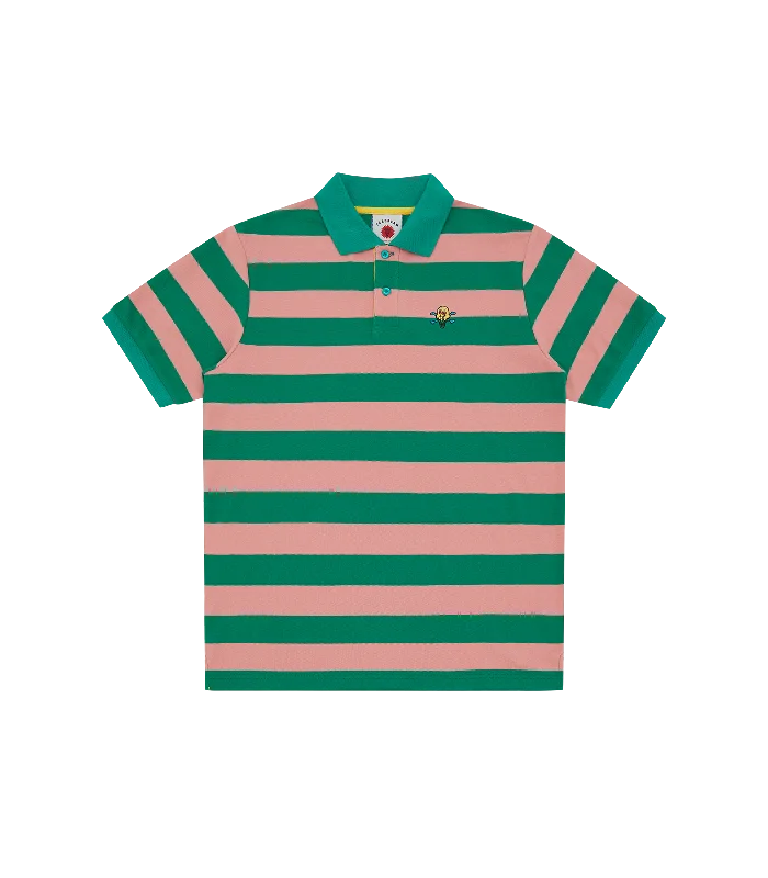 STRIPED POLO - PINK STRIPE