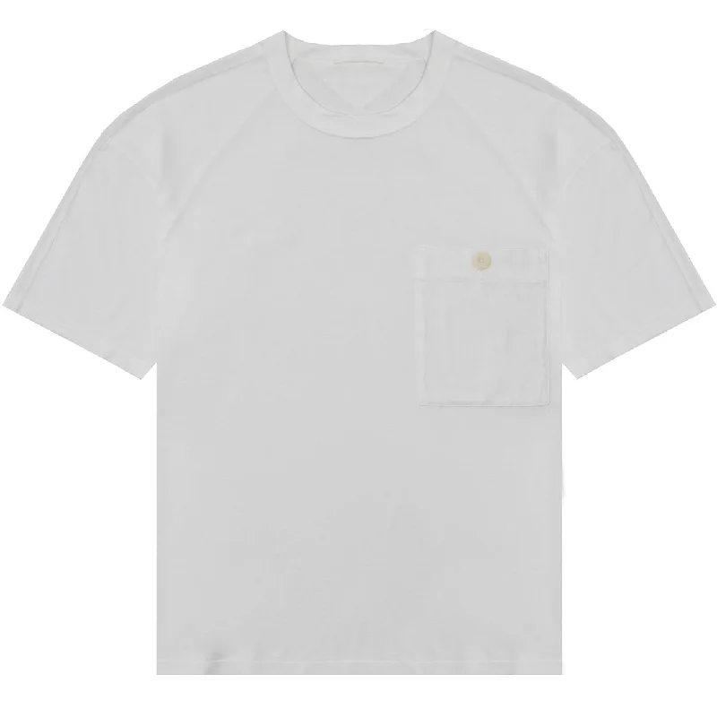 Ten C Manica Corta T-Shirt White Snow