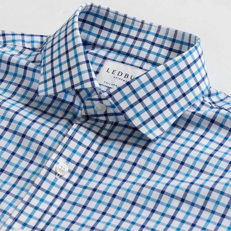 The Blue Hester Check Dress Shirt