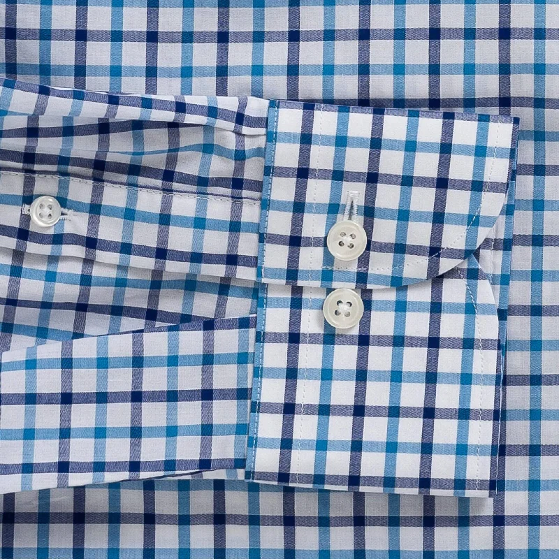 The Blue Hester Check Dress Shirt