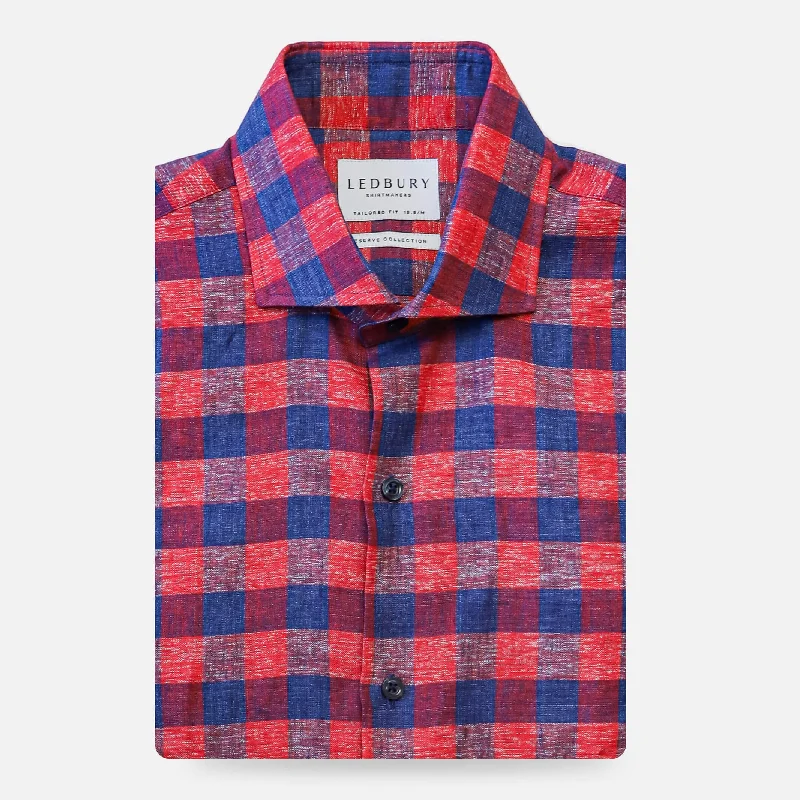 The Albini Frazier Linen Gingham Custom Shirt