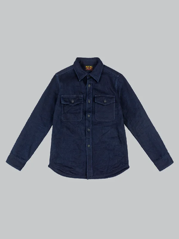 UES Indigo Extra Heavy Indigo Tricotine Shirt