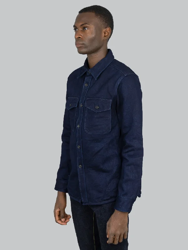 UES Indigo Extra Heavy Indigo Tricotine Shirt