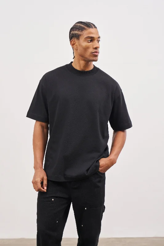 SUPER HEAVYWEIGHT BLANK T-SHIRT - BLACK