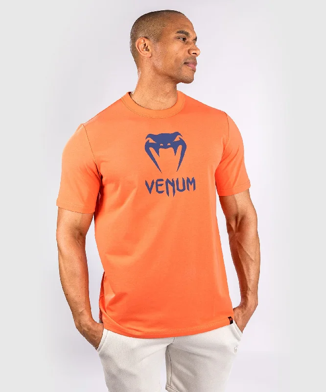 Venum Classic T-Shirt - Orange/Navy Blue