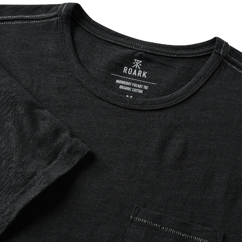 Well Worn Midweight Organic Short Sleeve Tee - Charcoal