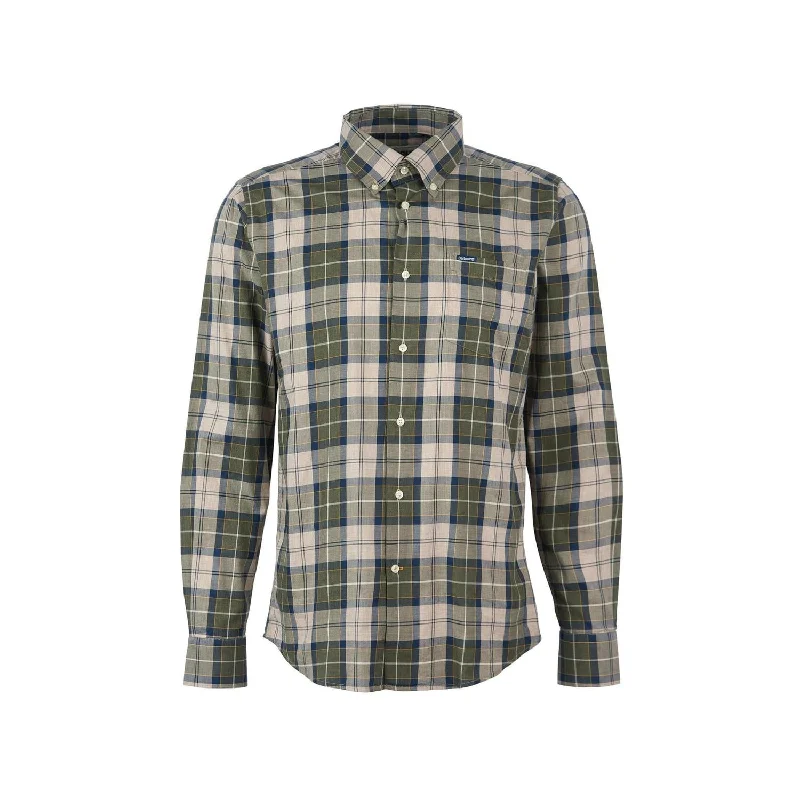 Wetheram Tailored Shirt In Forest Mist